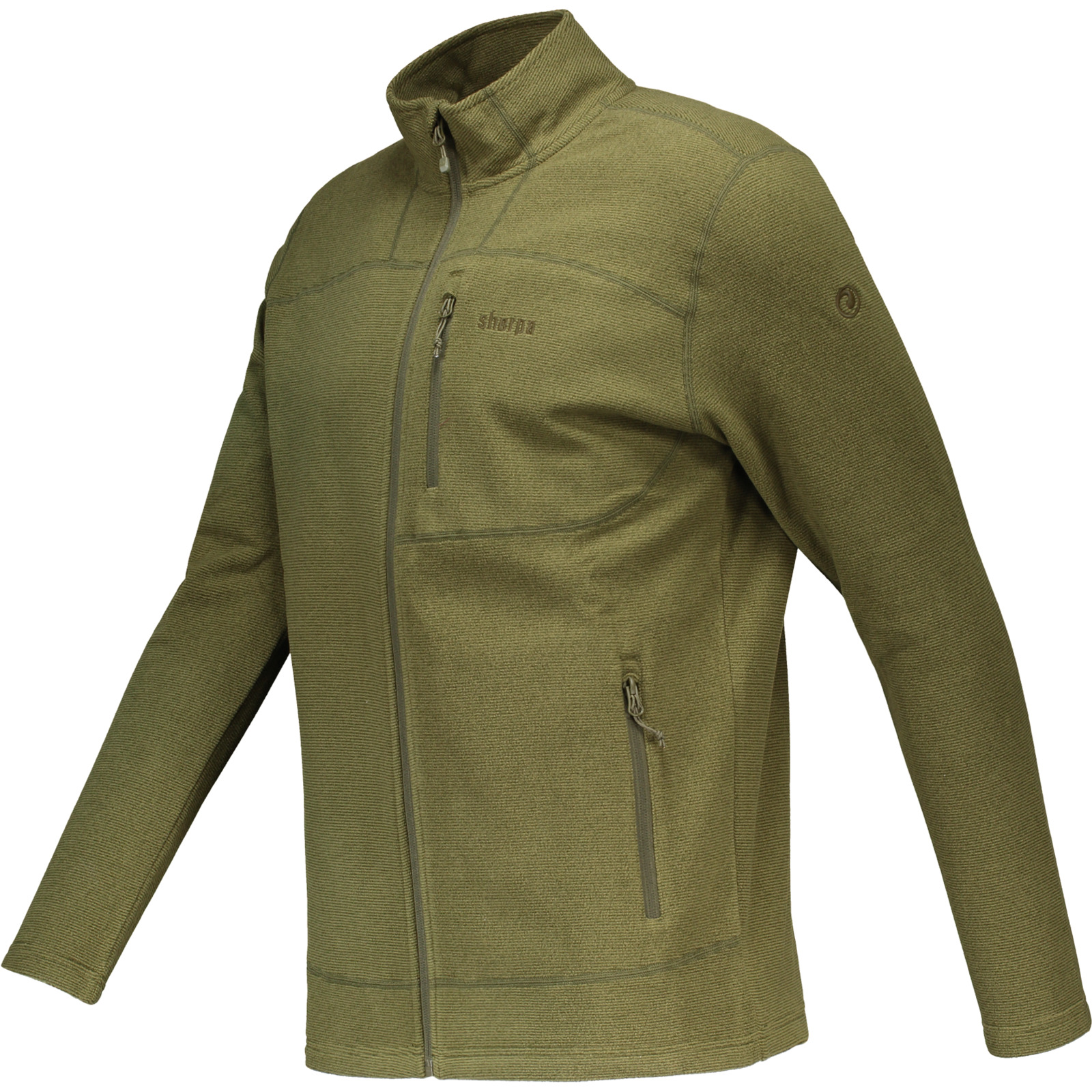 Sherpa Herren Fleecejacke Hawa M, olive