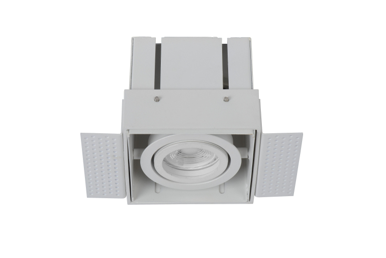 Lucide Trimless 1 spot inbouw medium wit