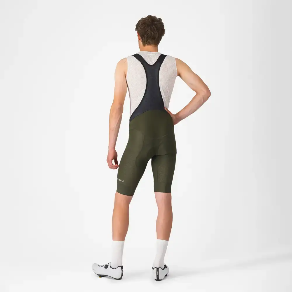 Castelli Competitizone 2 Fietsbroek Kort Donkergroen Heren