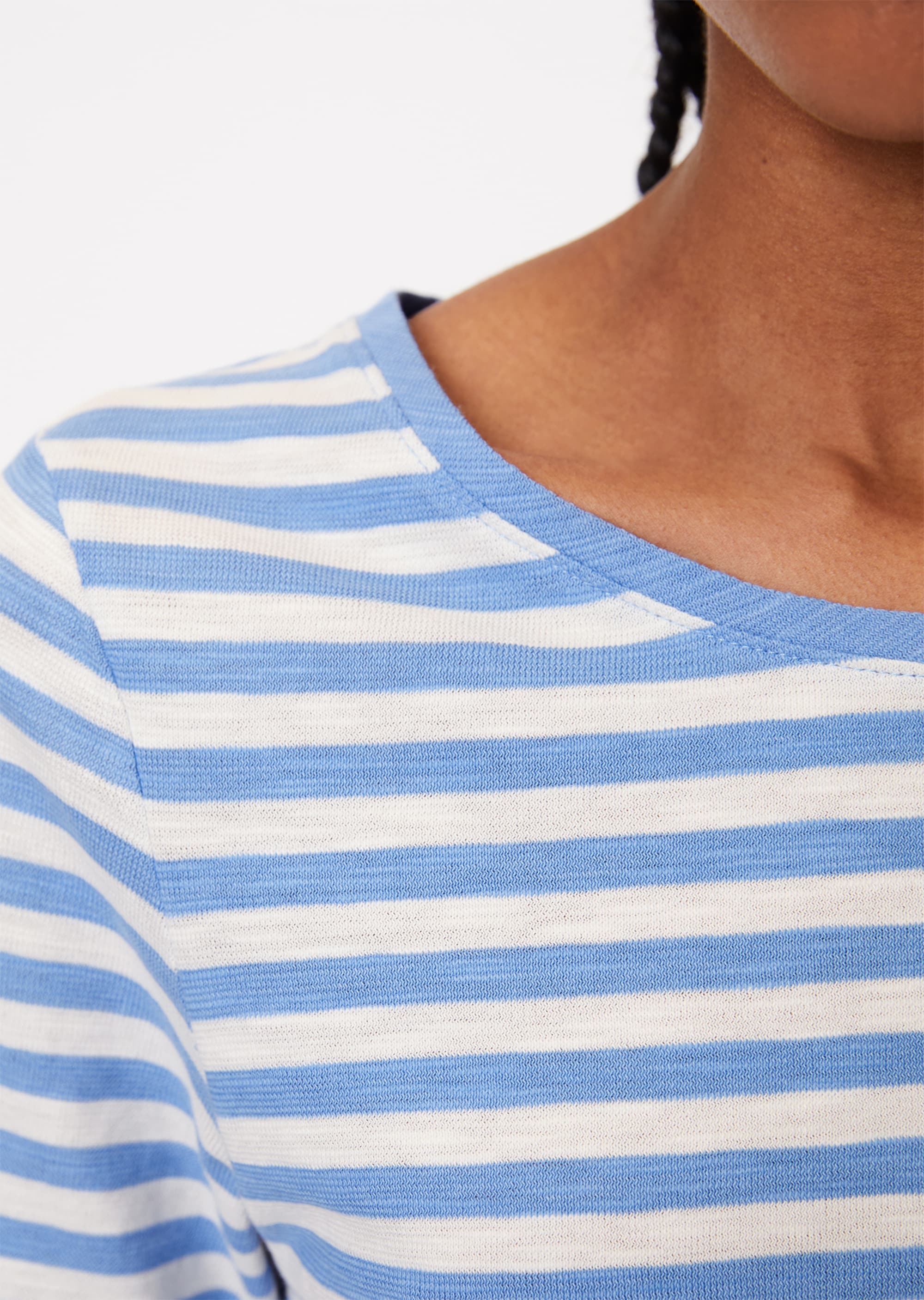 Gestreiftes T-Shirt regular aus Organic Cotton-Jersey