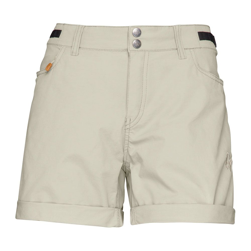 Norrona SVALBARD LIGHT COTTON - Short Femme sandstone
