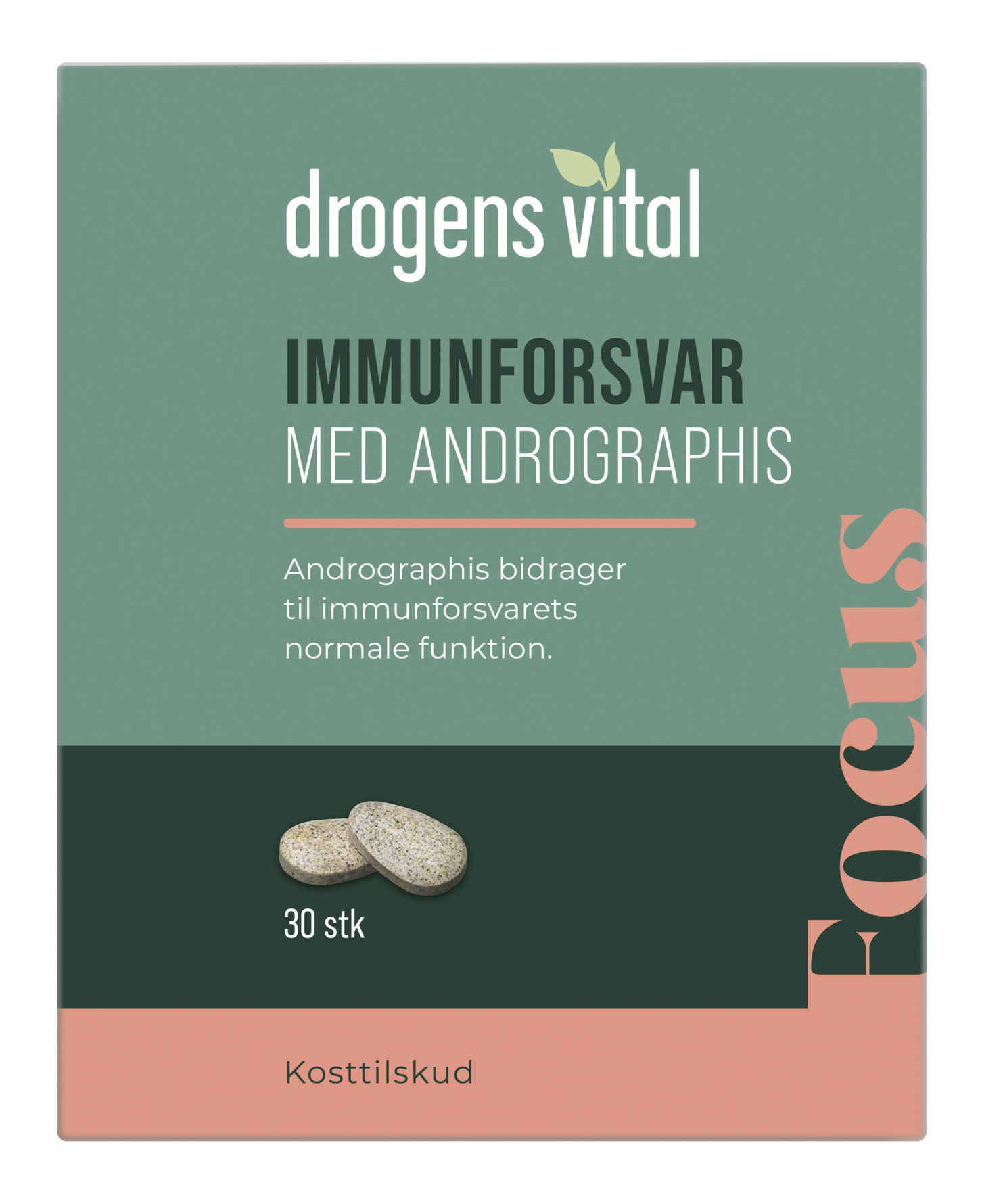 Drogens Vital Immunforsvar med Andrographis 30 stk