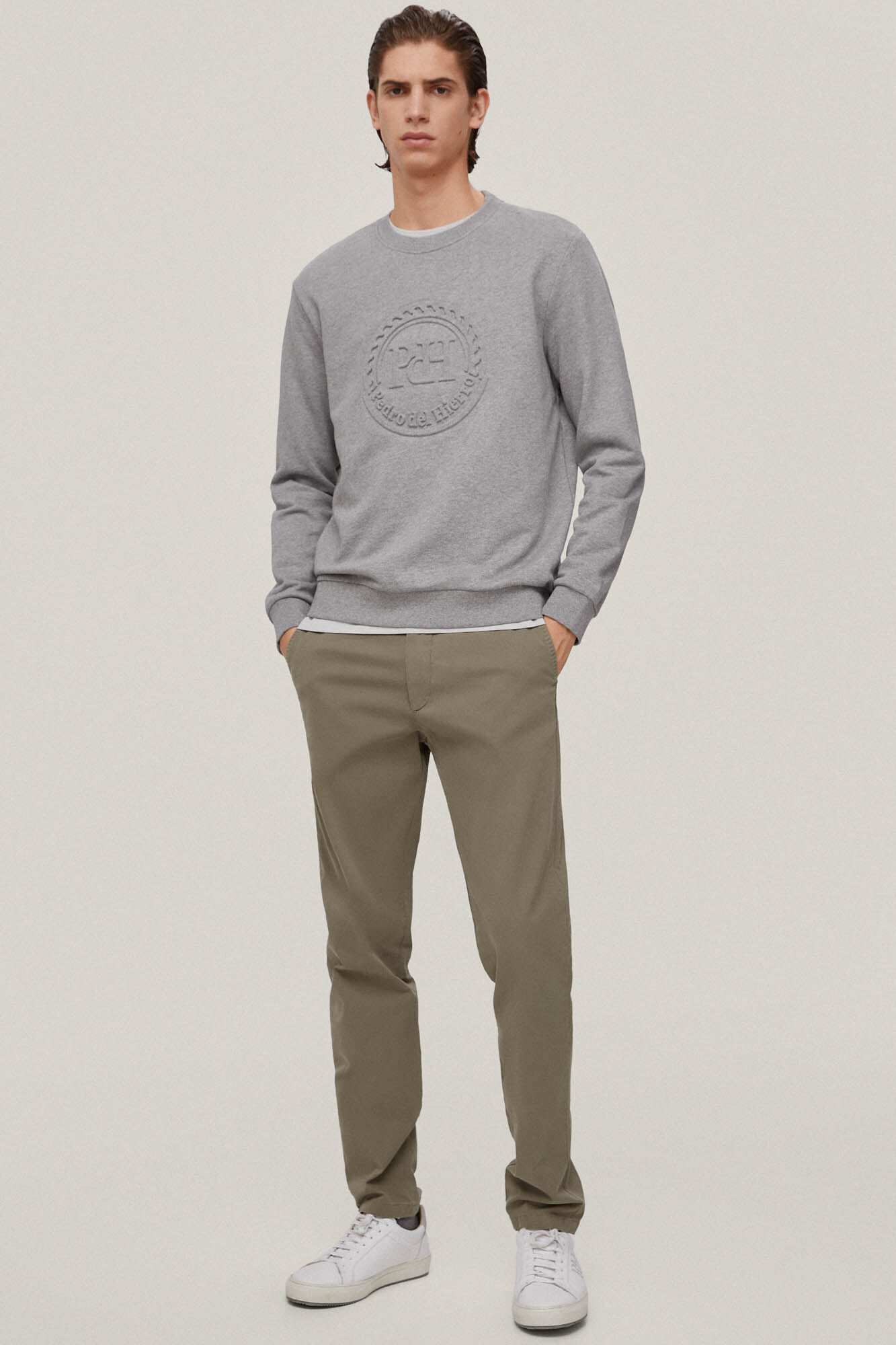 Calça chino premium slim fit flexível - Verde