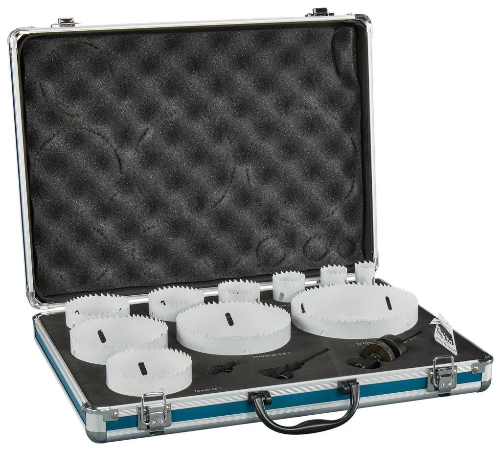 Makita D-75764 Gatzaagset Hout/Metaal in Aluminium koffer - 13-delig