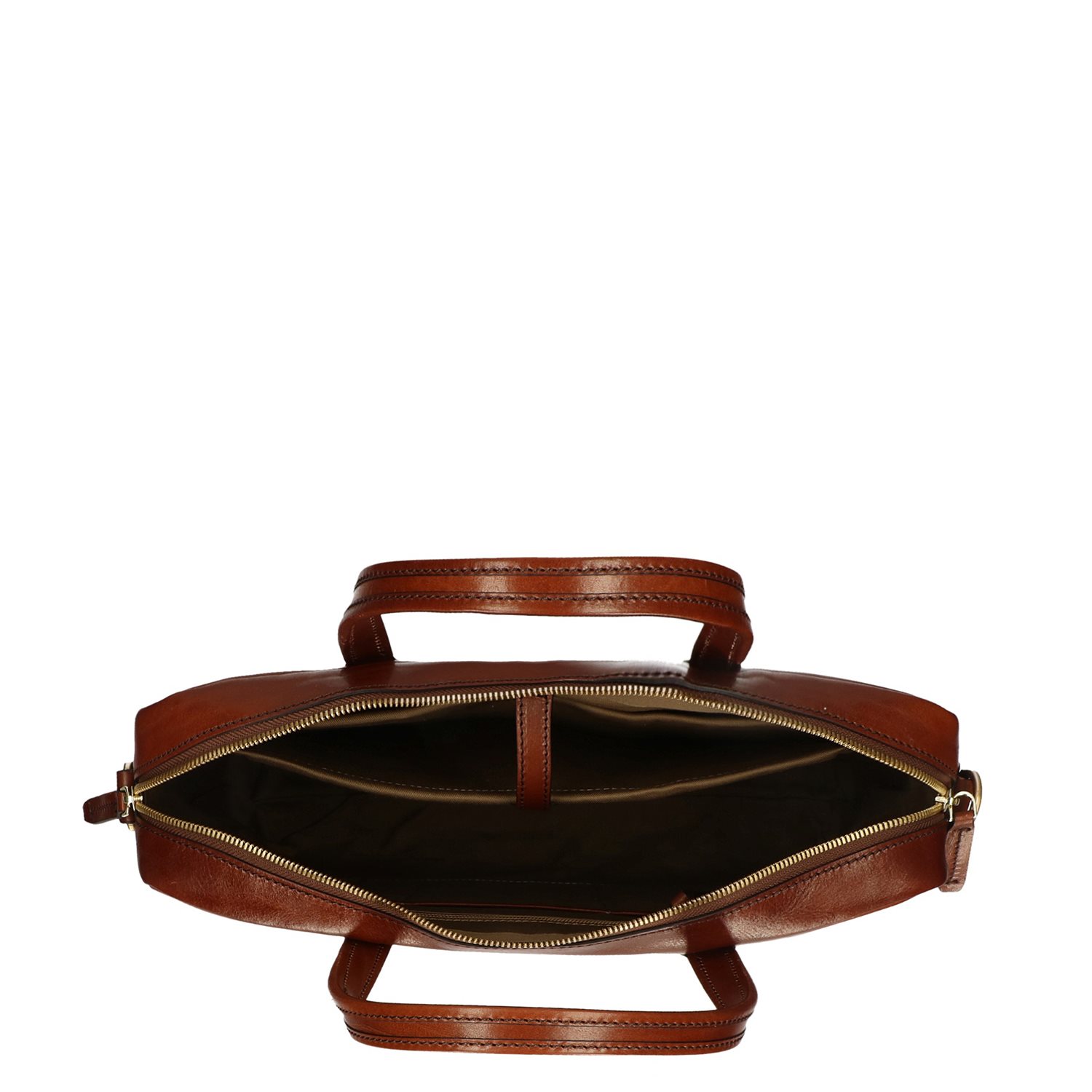 The Bridge Vespucci Briefcase brown