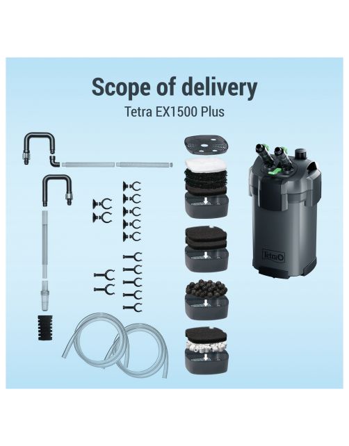 Tetra Ex Buitenfilter 1500 Plus - Aquariumfilter - 300 - 600 L