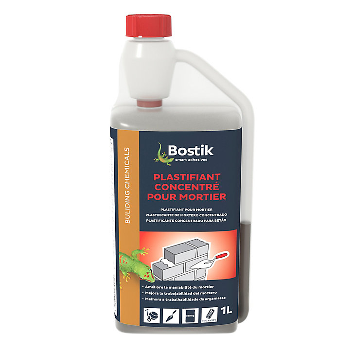 Traitement Bostik Plastifiant Concentré pour Mortier 1L