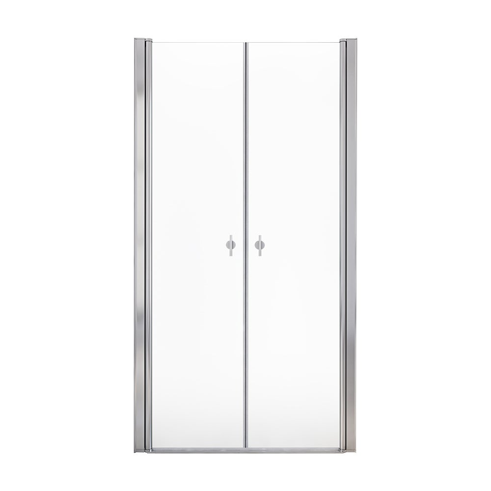 Home Deluxe - LAVEA Douchecabine - Helder Glas - Afmetingen: 110 x 195 cm - 6 mm nano-gecoat veiligheidsglas, incl. scharnieren en bevestigingsmateriaal | Douchedeur, Draaideur, Douchewand, Nisdeur