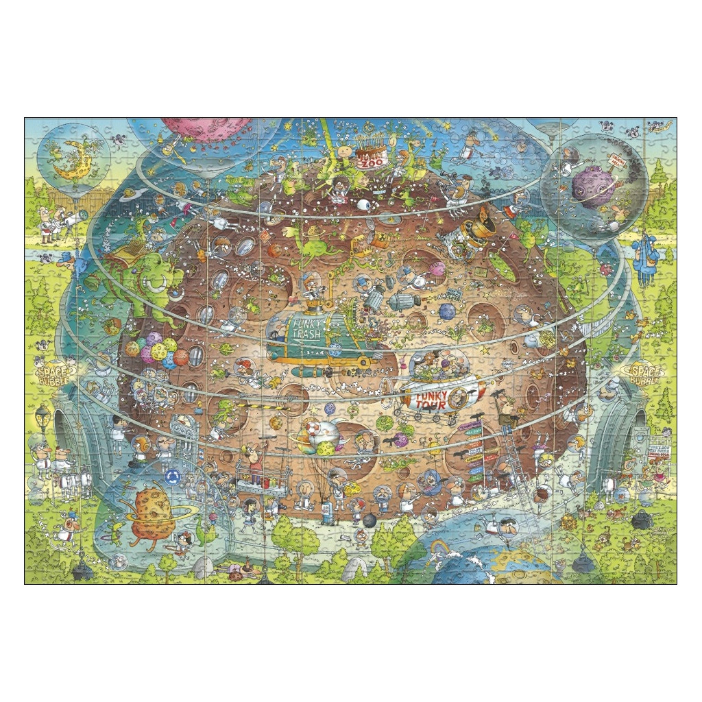 Puzzle - Funky Zoo -Cosmic Habitat - 1000 Pièces