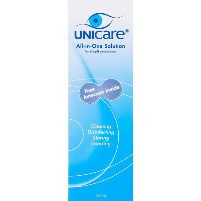 Unicare Alles-in-een Vloeistof Voor Zachte Contactlenzen