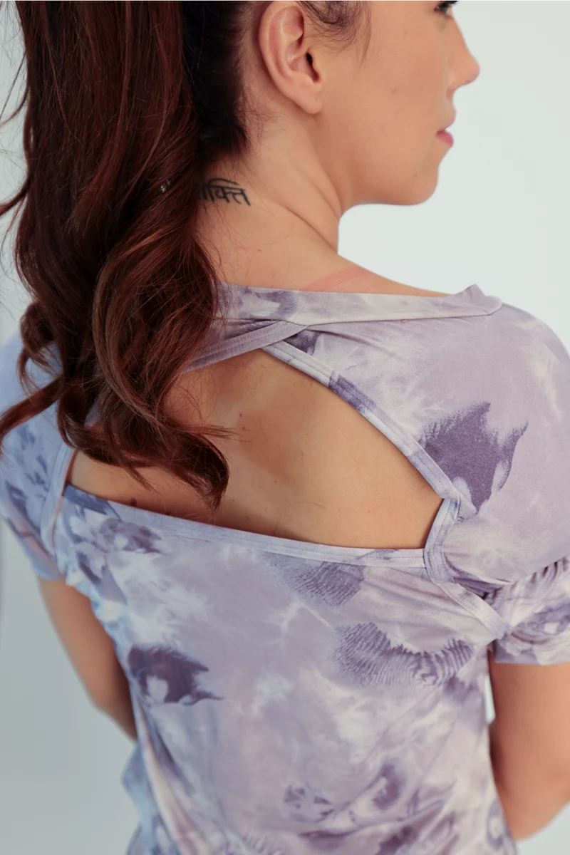 adidas Performance Train Essentials AOP Flower Tie-Dye Damen T-Shirt