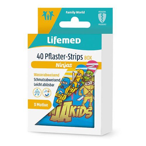 Lifemed Pflaster-Strips 6 cm x 1,7 cm farbig 