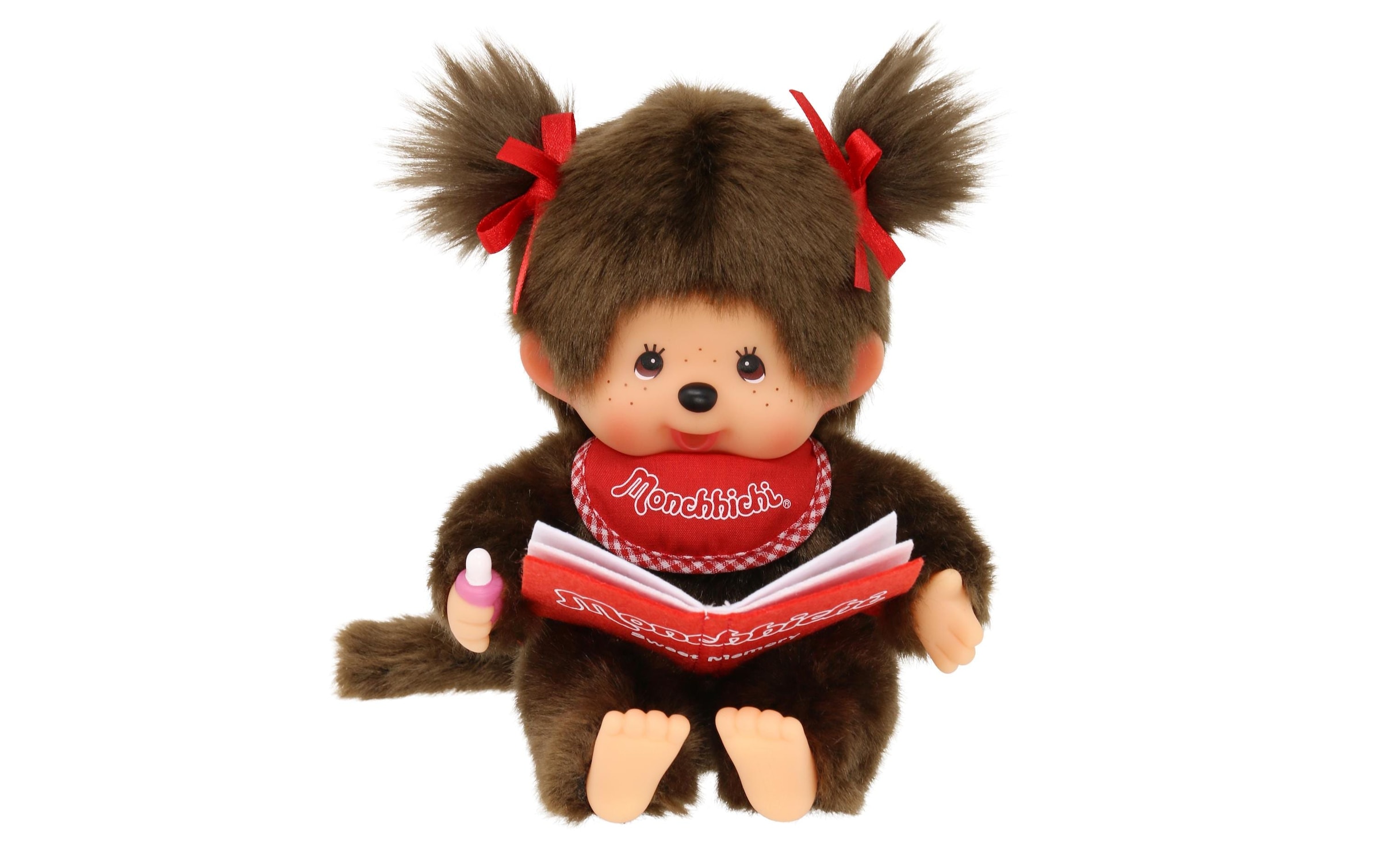 Plüschfigur »Monchhichi Book Reading Girl 18 cm«
