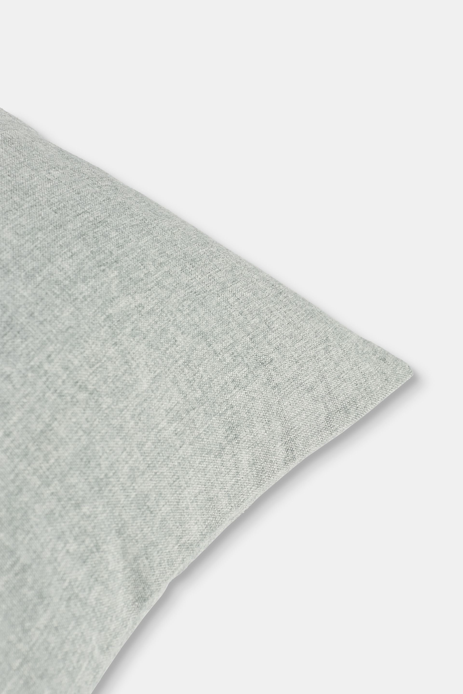 Housse de coussin en mélange de matières à teneur en micro velours