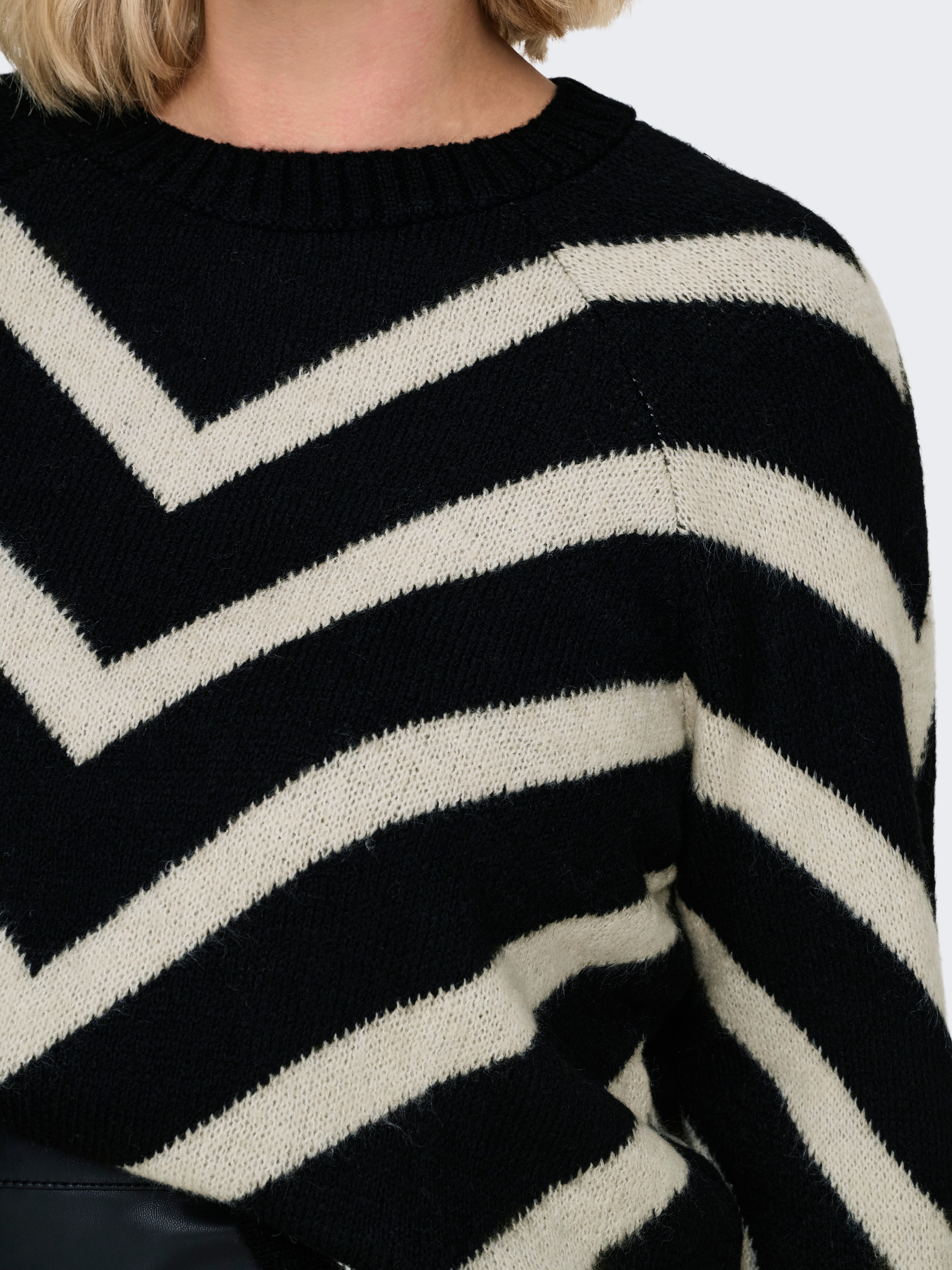 CARELIZA Strickpullover Black