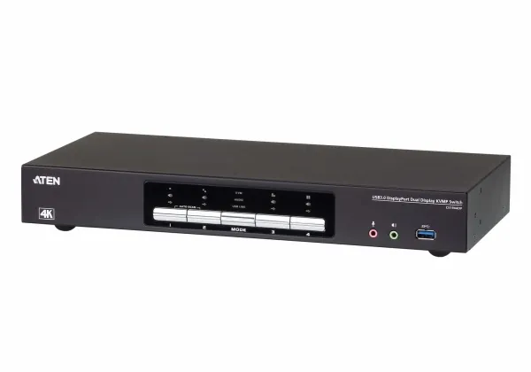 ATEN CS1944DP - KVM / audio / USB switch - 4 x KVM / audio - 4 lokalbrugere - desktop