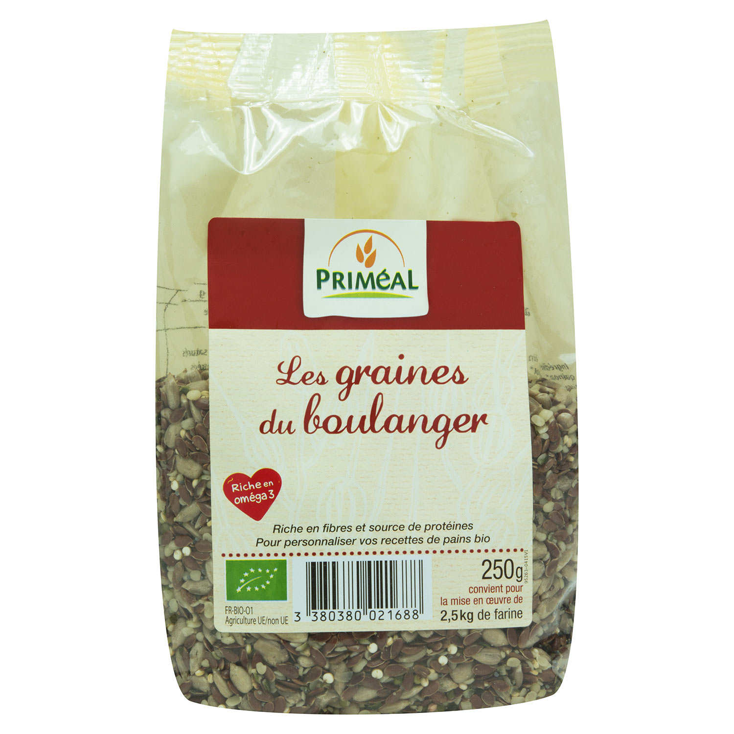 Les graines du boulanger bio - Mélange Oméga 3