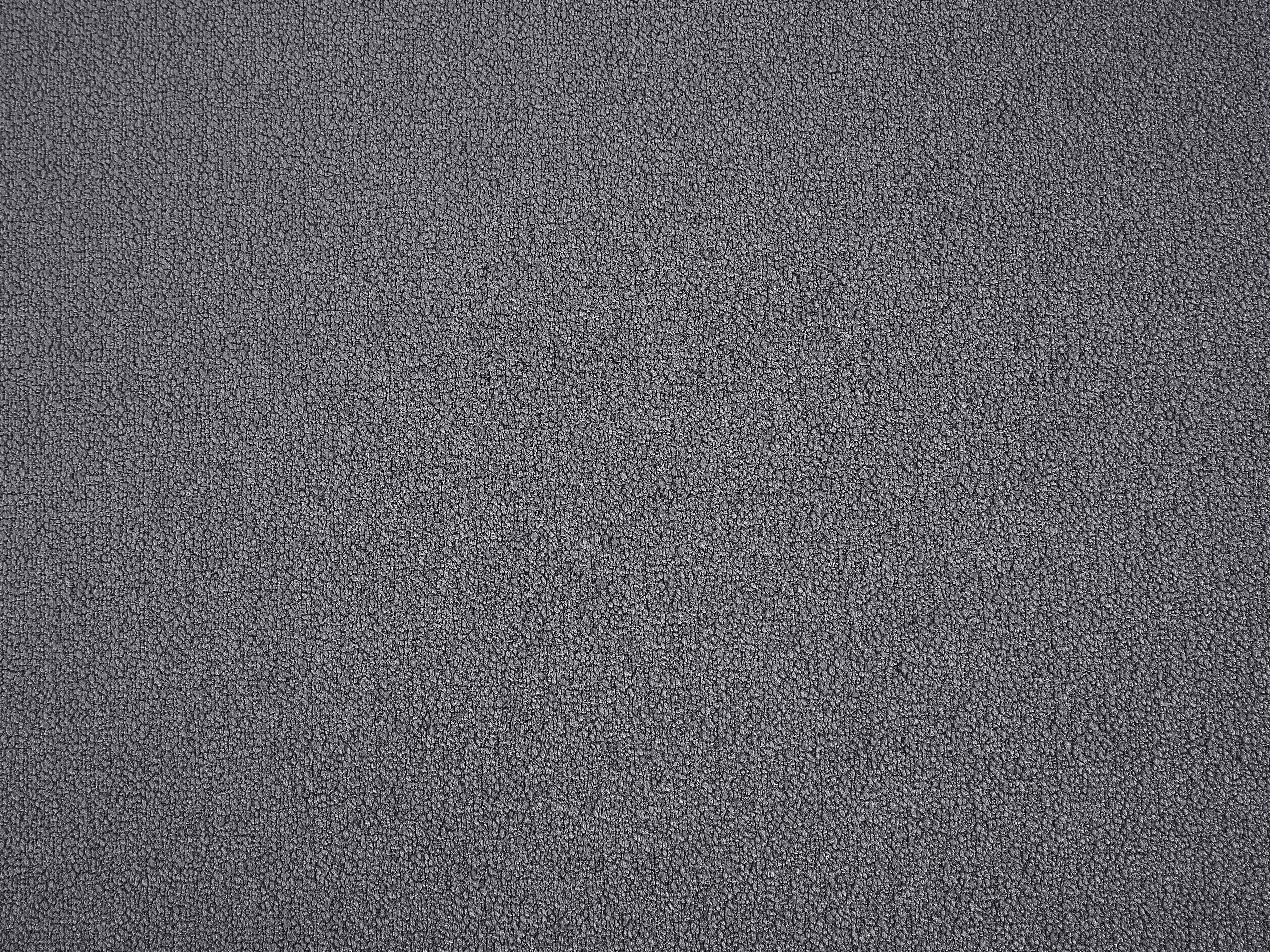 Linkszijdige chaise longue CHEVANNES Bouclé Donkergrijs