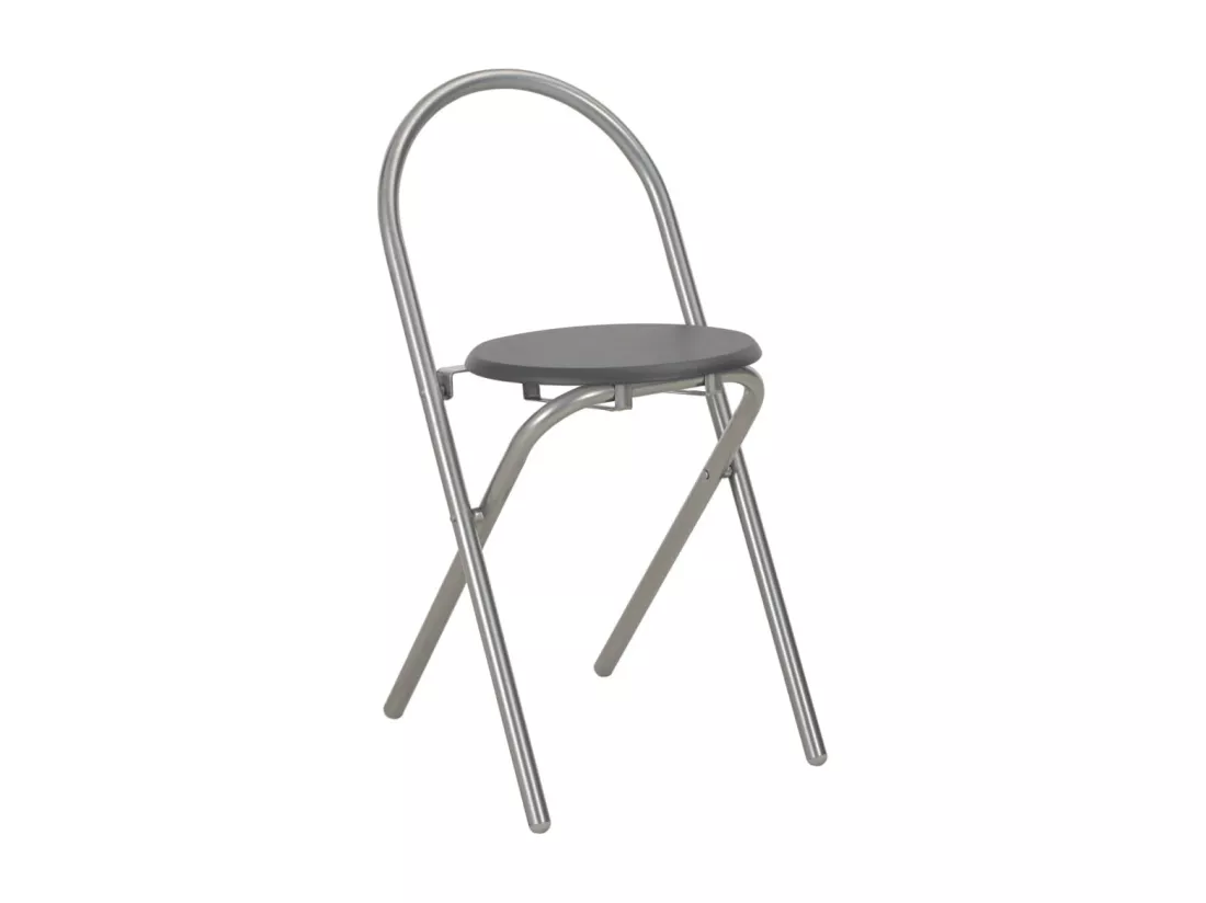 Ensemble à dîner pliant 3 pcs et étagère de rangement MDF acier