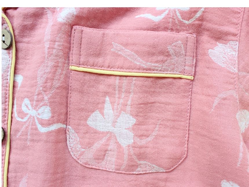 Dogini - Pyjamaset: Shirt met patroon + Broek