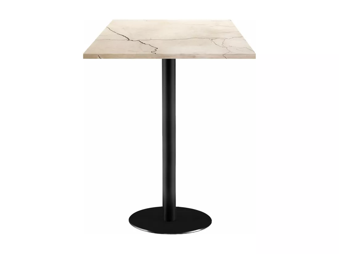 Mange-debout 60 x 60 cm - modèle Rome marbré lune blanche