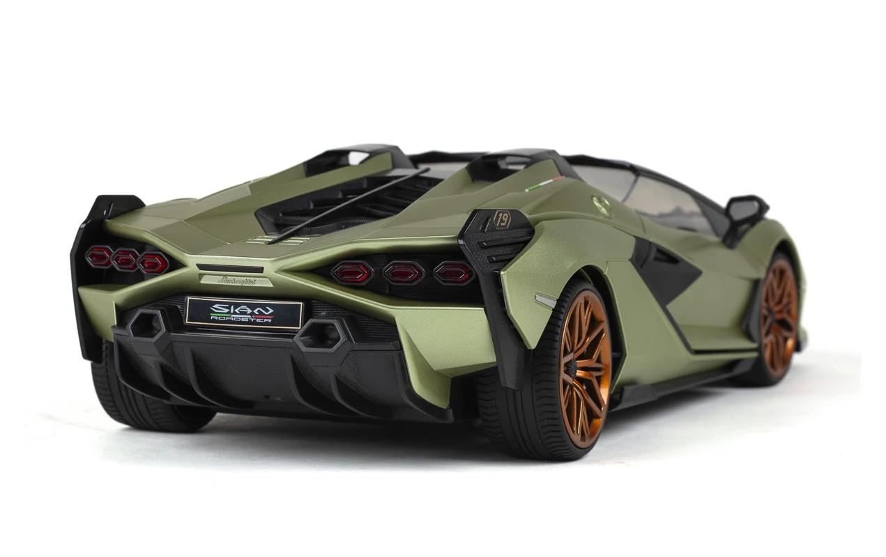 Auto Lamborghini Sian mit Licht, Grün, 1:12Ferngesteuerter Sportwagen mit Licht für Kinder ab 6 Jahren