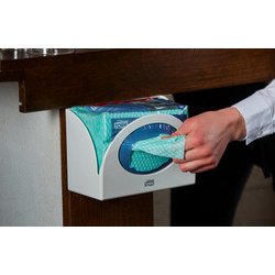TORK Distributeur de chiffons PERFORMANCE, plastique, blanc