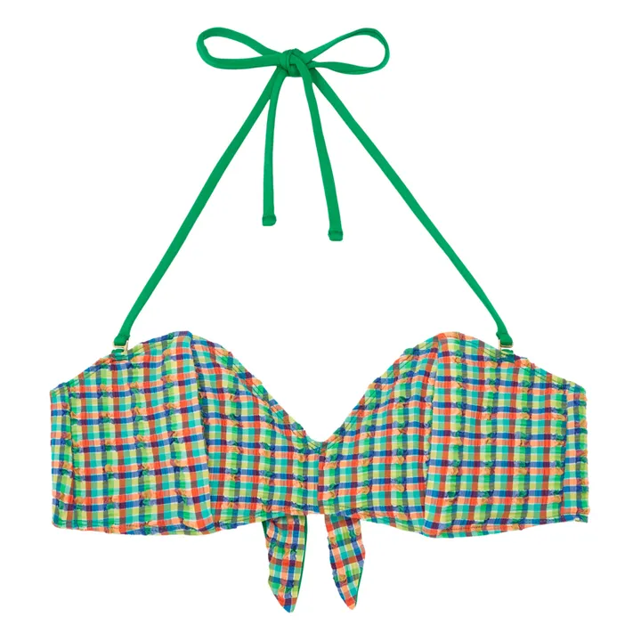 Albertine Haut de Maillot Brigitte Madras | Vert