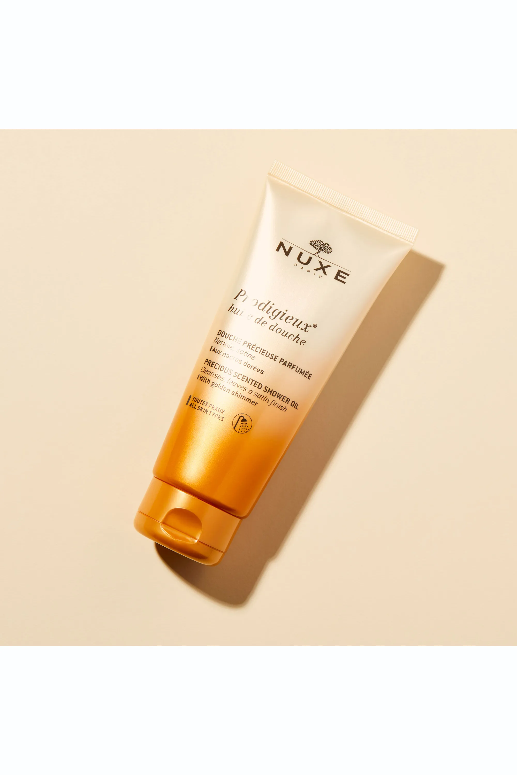 Nuxe Huile de douche précieuse parfumée Prodigieux®-200 ml