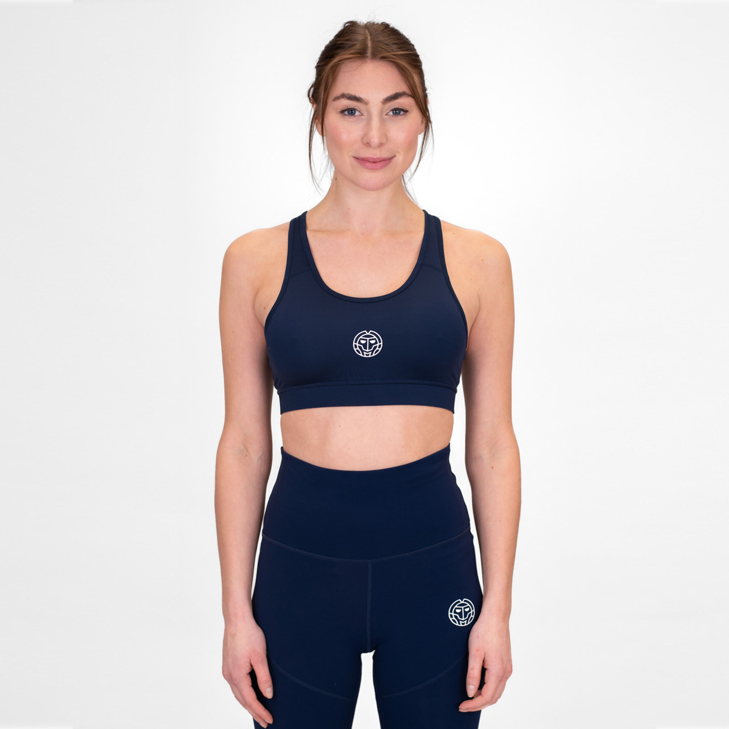 BIDI BADU Crew Medium Support Soutien-gorge Sport Femmes - Bleu Foncé
