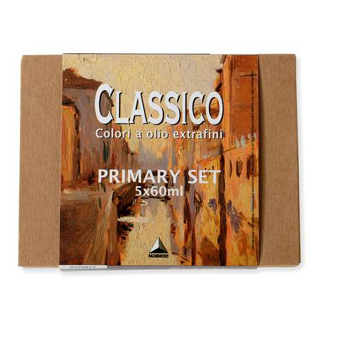 MAIMERI CLASSICO Extrafeine Ölfarben, Primärfarben-Sets