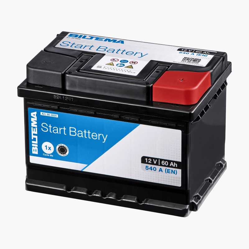 Startbatteri SMF, 12 V, 60 Ah