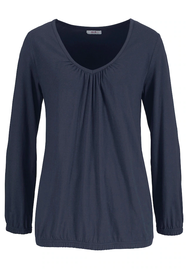 Flashlights Langarmshirt, 2 Stk. figurbetonter Schnitt,  aus Viskosemischung