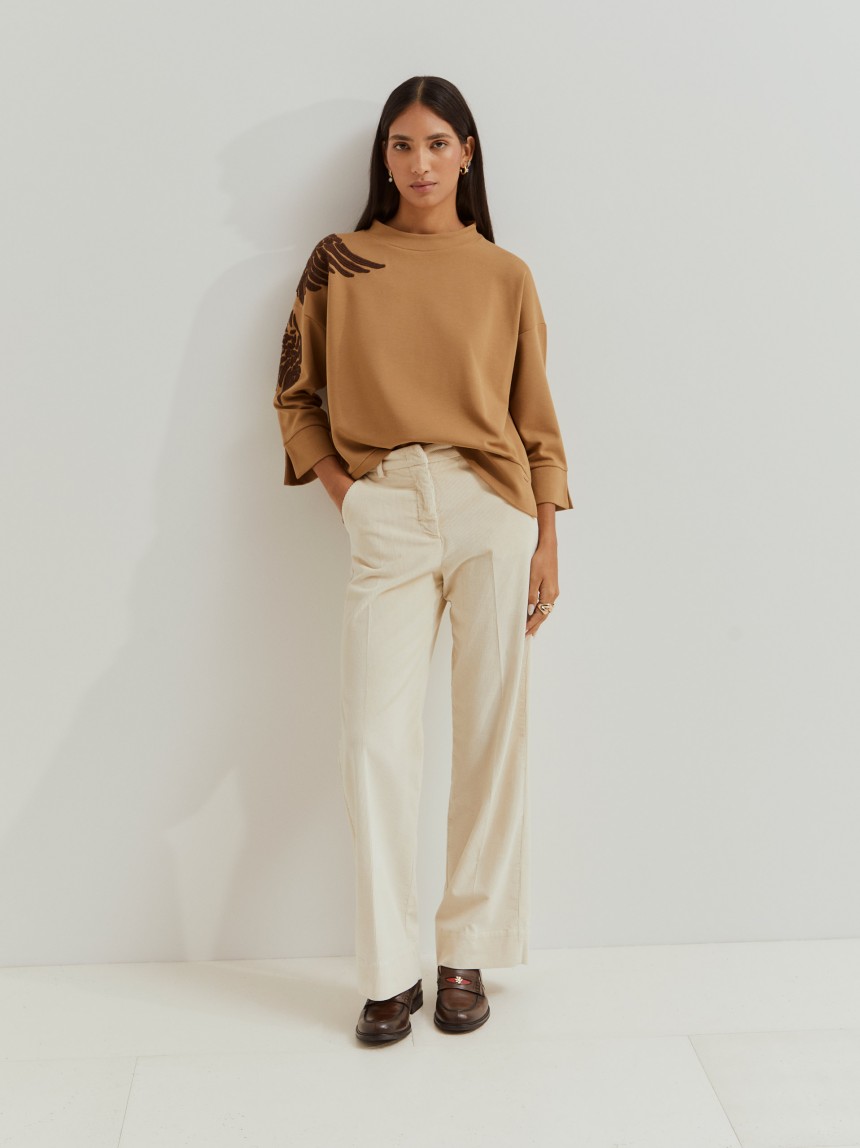 Camisola com bordado