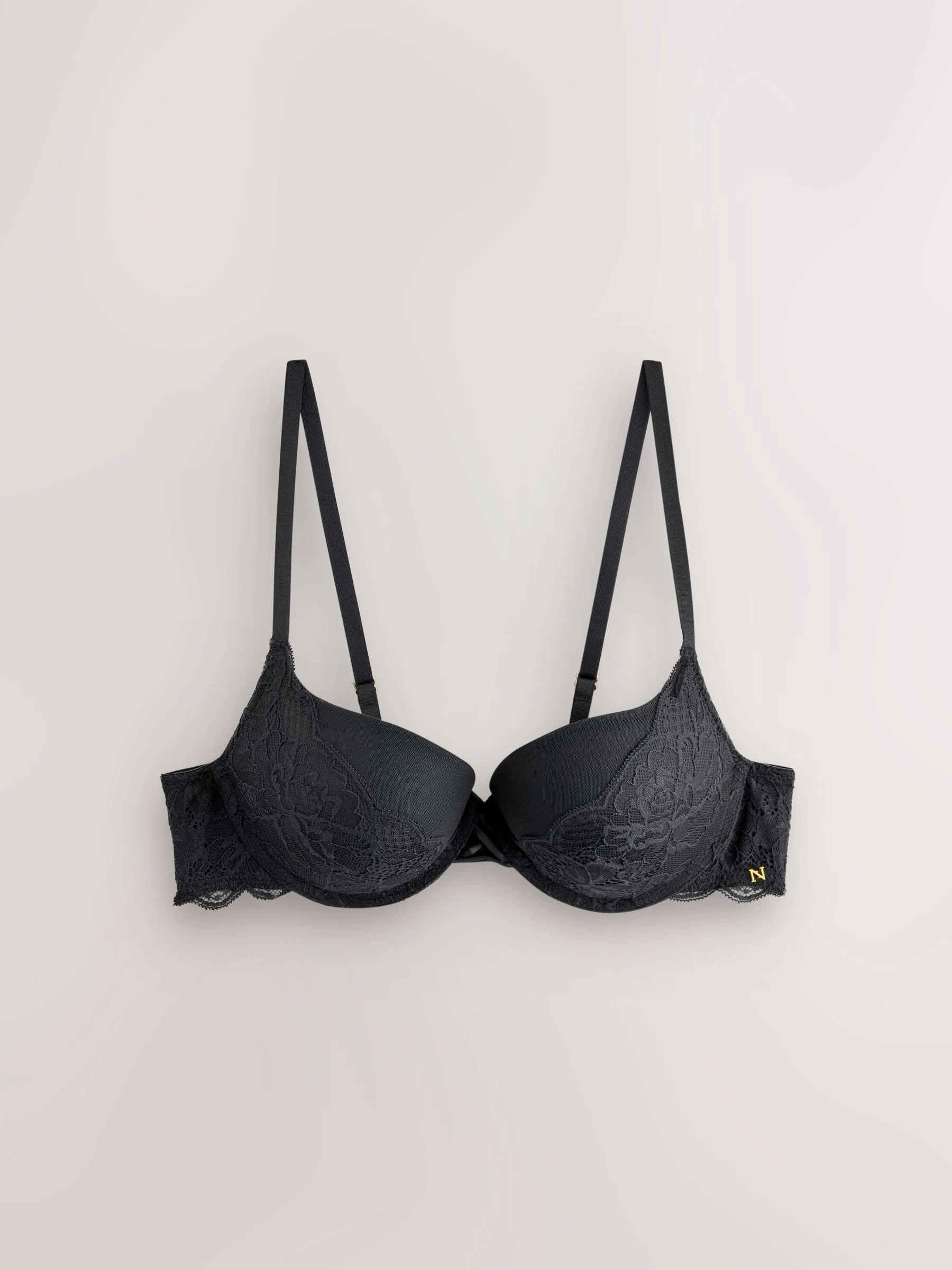 Zwart - A-D Wow Triple Boost Lace Multiway Bra