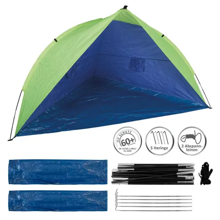 Idena 4000 Reisestrandmuschel Riva, 240 x 125 x 125 cm