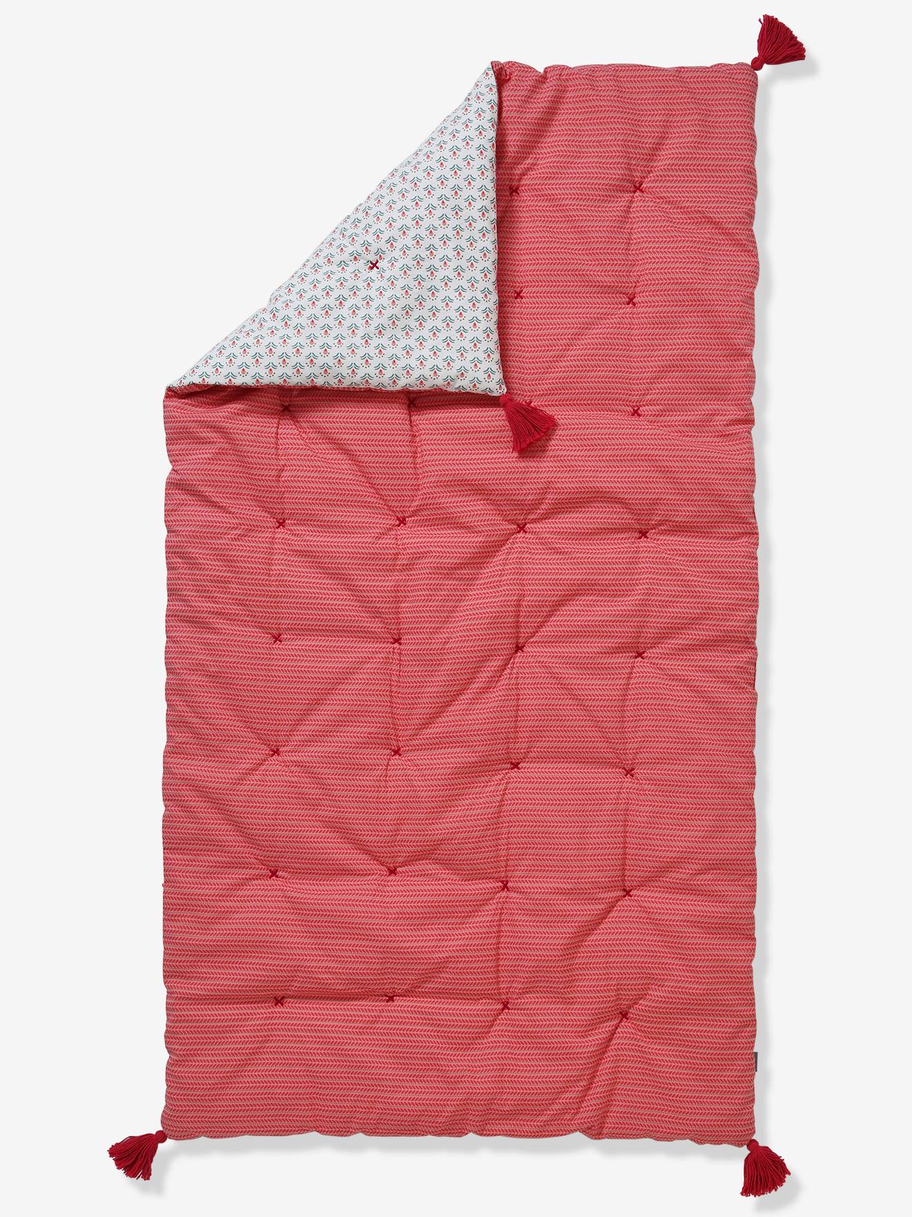 Colcha estampada rosa médio da Eden India