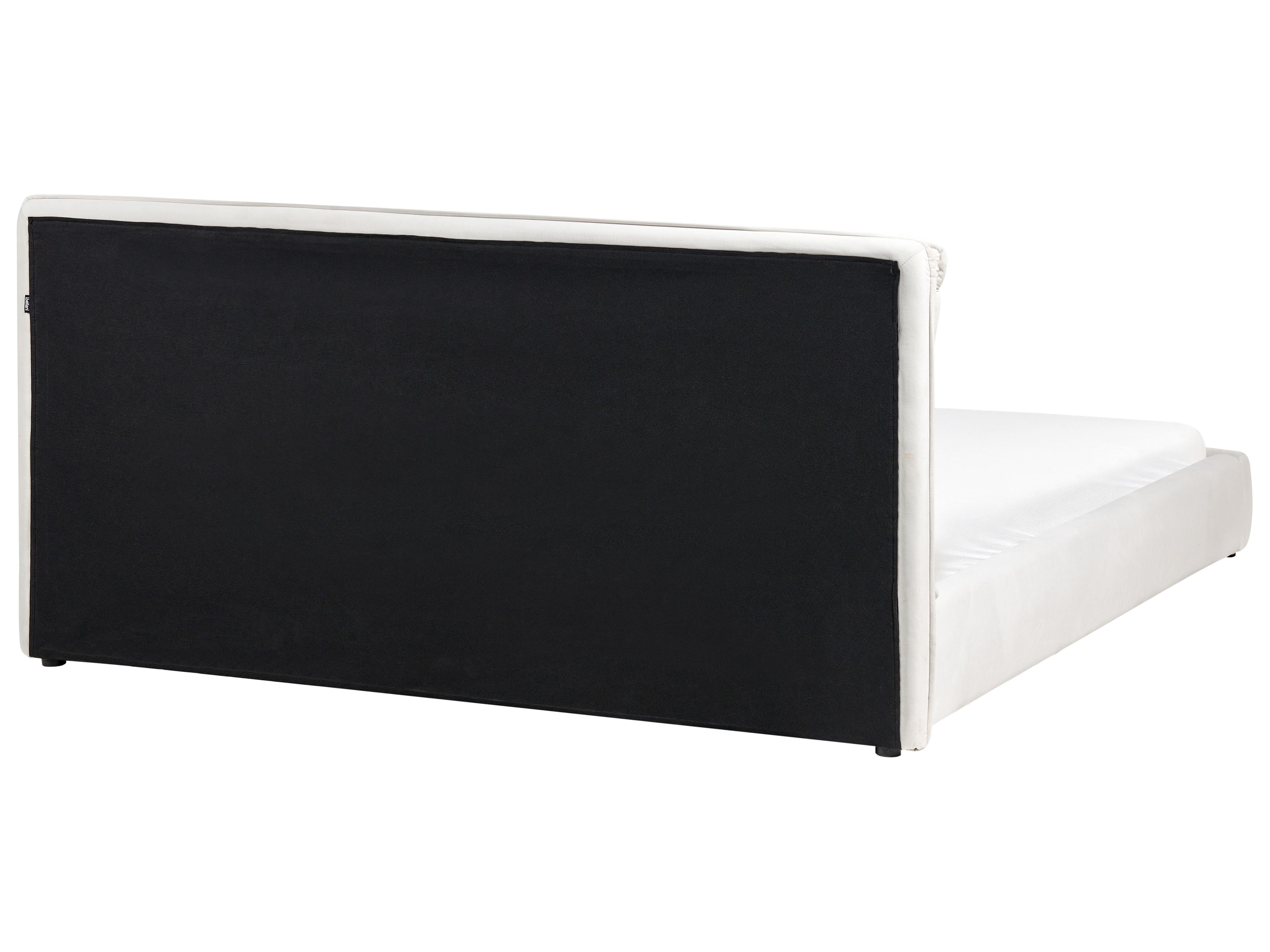 Bed Stof BAJONNA 180 x 200 cm Lichtbeige