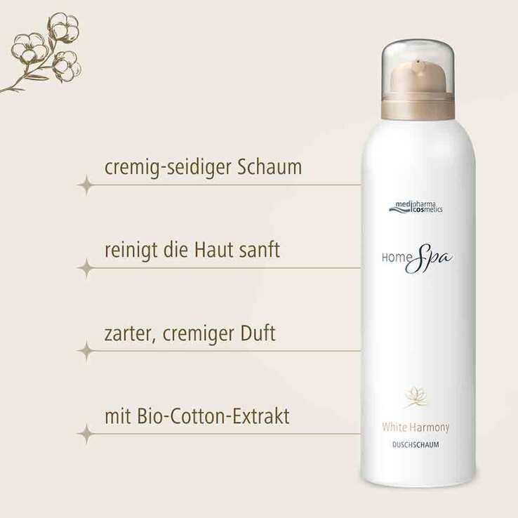 Home Spa White Harmony Duschschaum, 200 ml