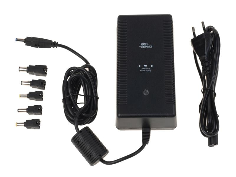 Alpha Elettronica Tischnetzgerät  120 W, 15-24 V Laptop-Multinetzteil, 120 W, stabilisiert