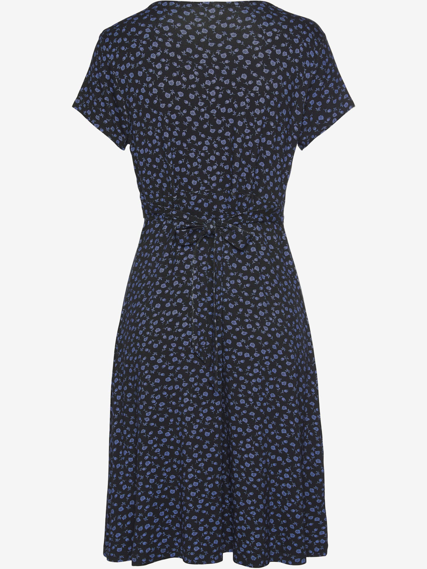 Robe en jersey encolure en v dégagée