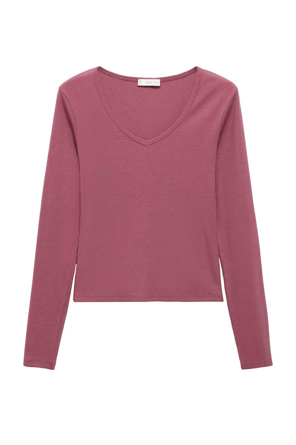 MANGO TEEN longsleeve donkerroze