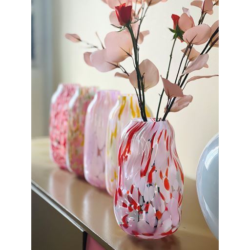 Anna von Lipa Confetti Squeeze Vase, Mandarin