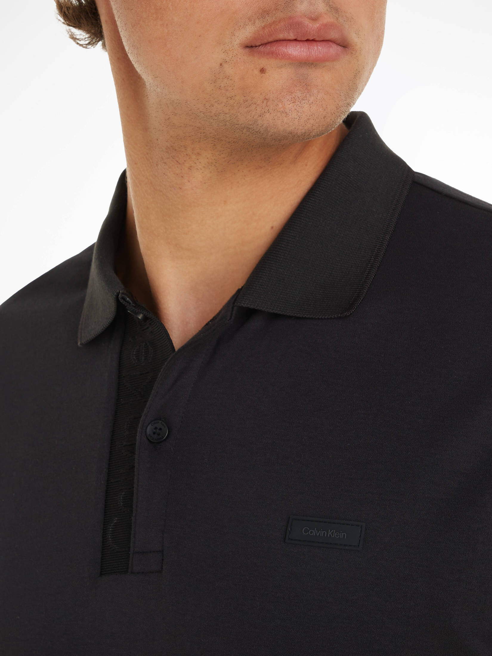 CALVIN KLEIN| Herren Poloshirt aus Bio-Baumwolle