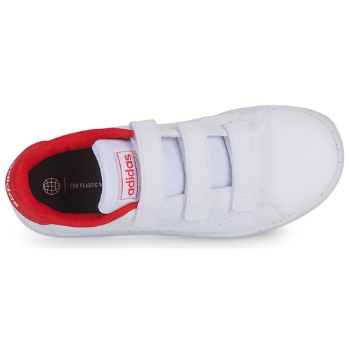 Adidas Sportswear - ADVANTAGE CF C - Blanc / Rouge