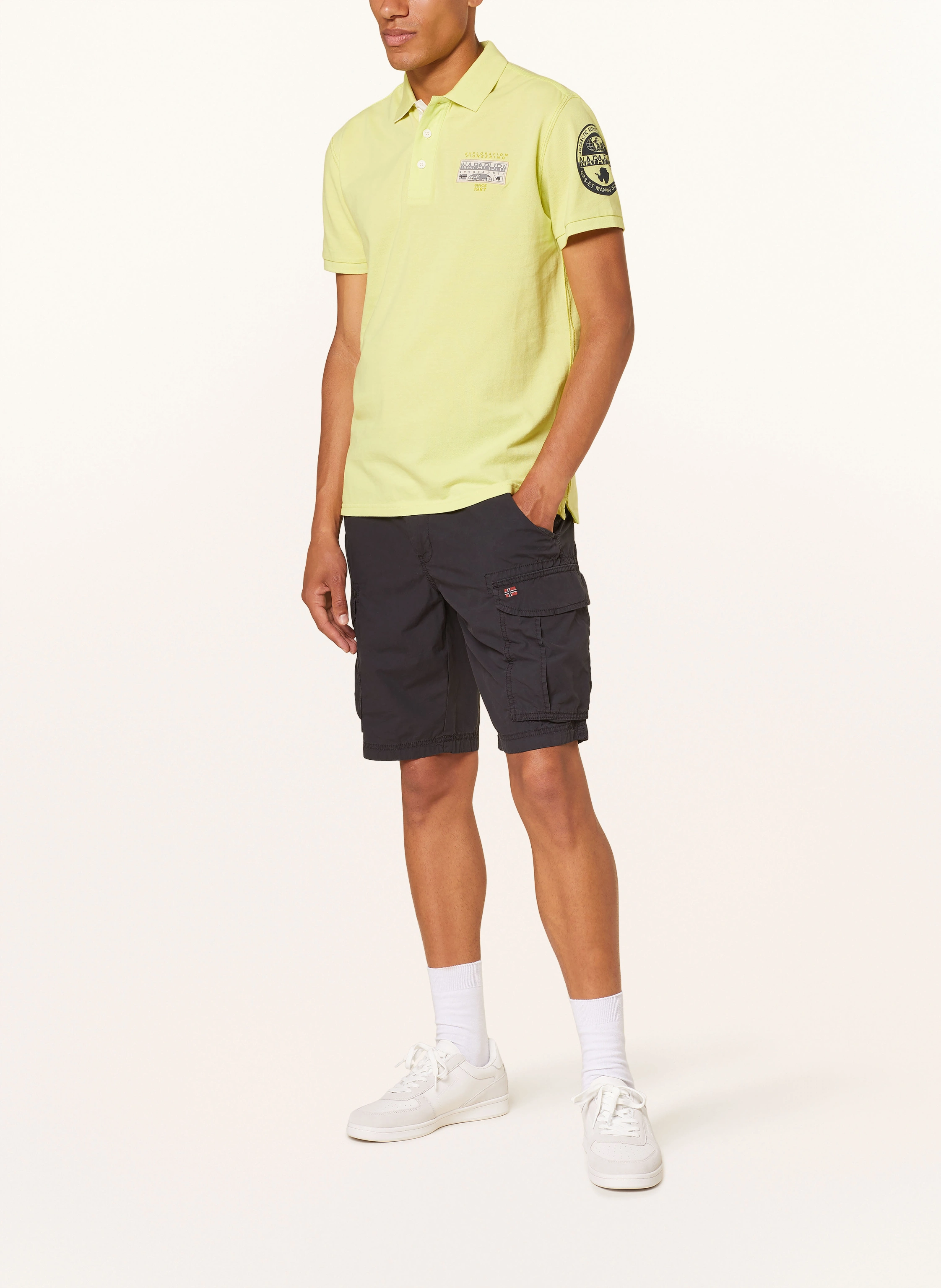 NAPAPIJRI Piqué-Poloshirt E-AMUNDSEN