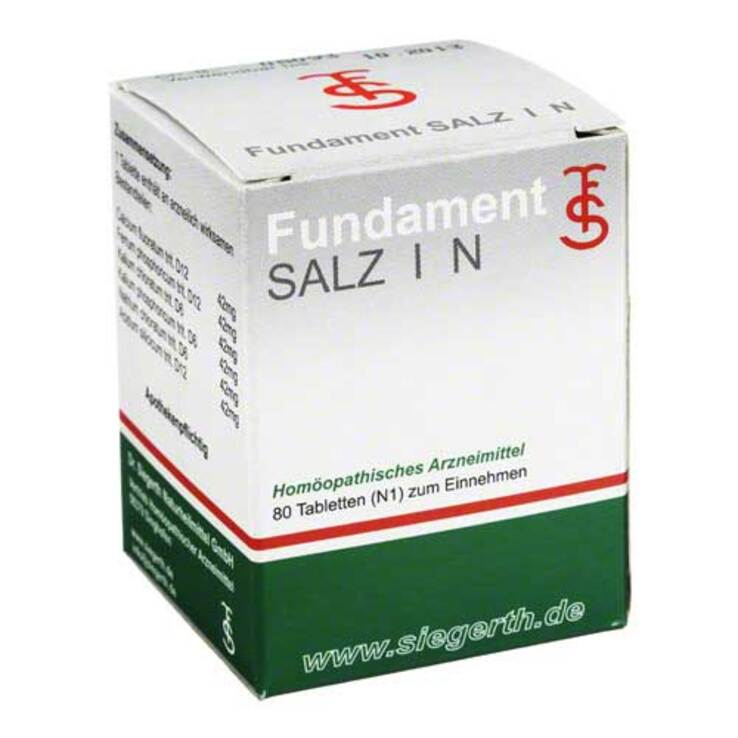 Fundament Salz I N Tabletten, 80 St