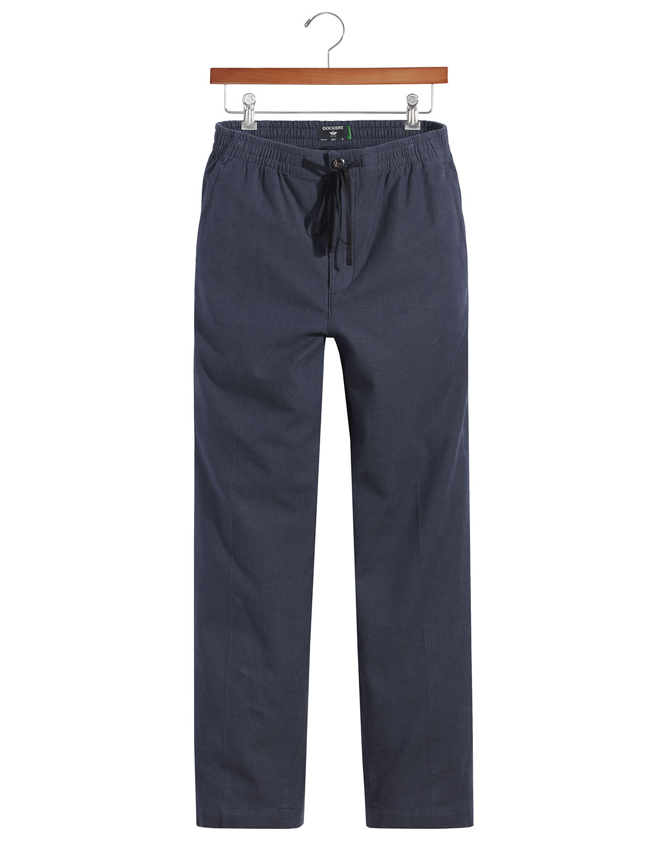 Dockers Pantalon en Coton Bio Pull On Tapered imprimé bleu marine