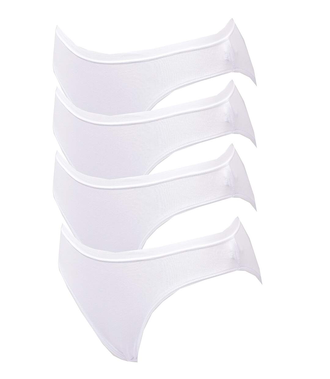 Culottes Femme INFINITIF Pack de 4 Culottes Blanches 0490