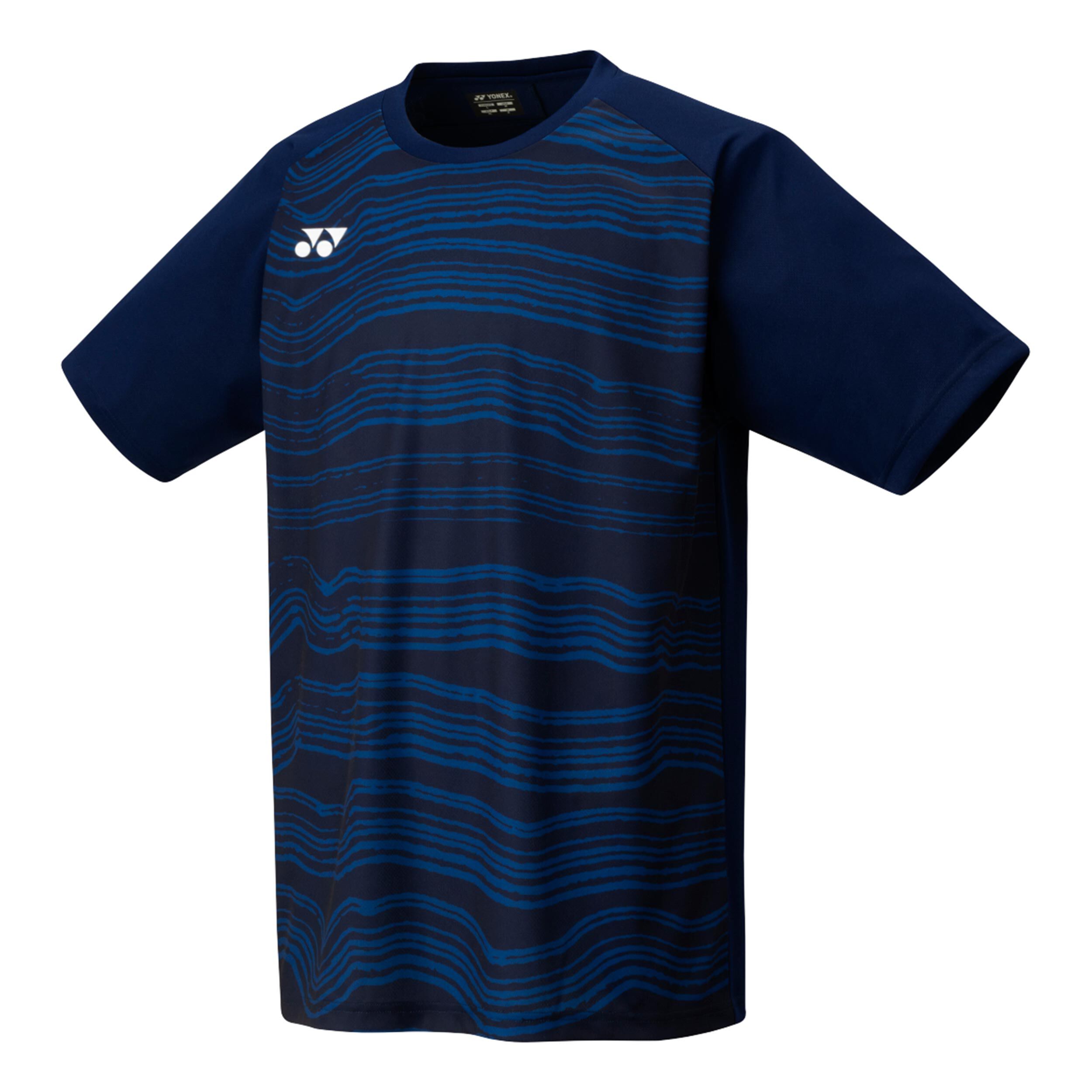 Yonex Crew Neck T-shirt Hommes - Bleu Foncé